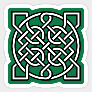 Celtic Ornamental Knot Geometric Design 2 Sticker